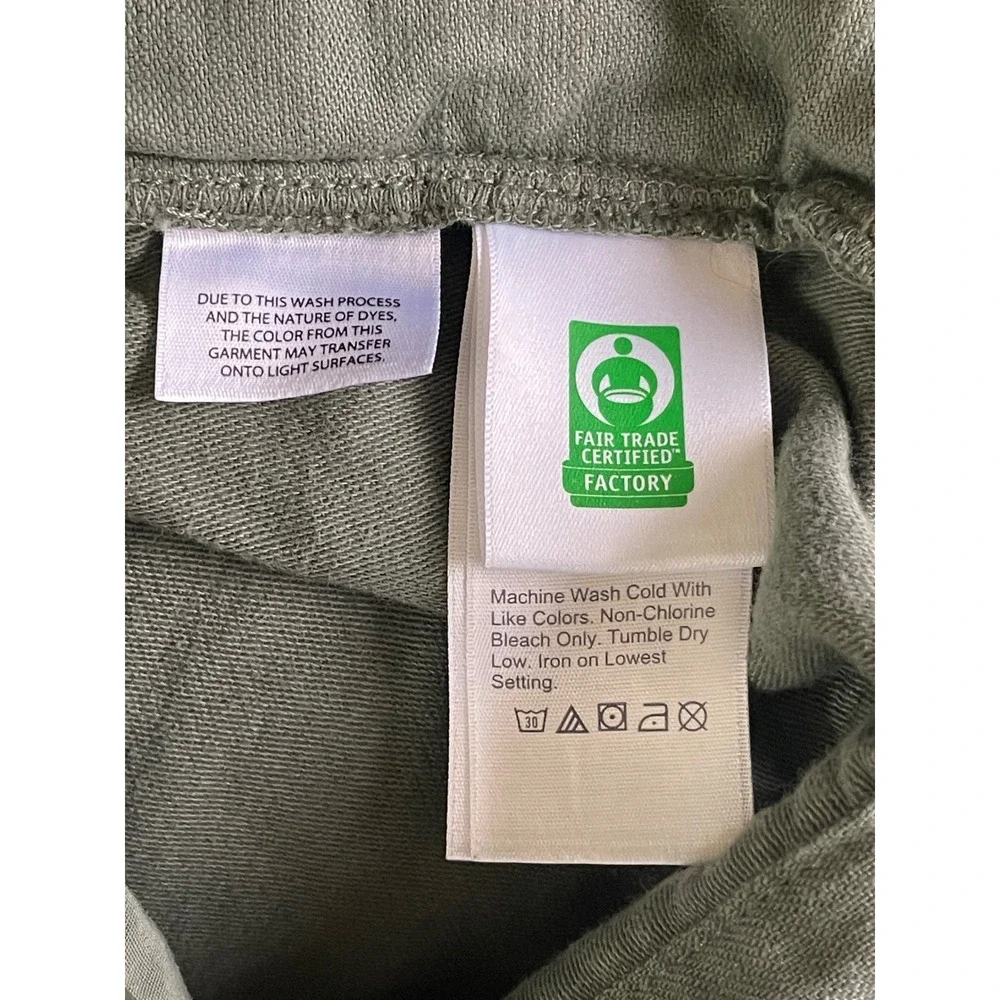 J. Crew Utility‎ Pants Women's 8 Green Drawstring Elastic Waist Straight Leg